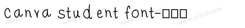 canva student font字体转换